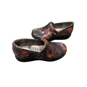 Womens Greys Anatomy Softwalk Meredith Colorful Clogs‎ Leather 7.5